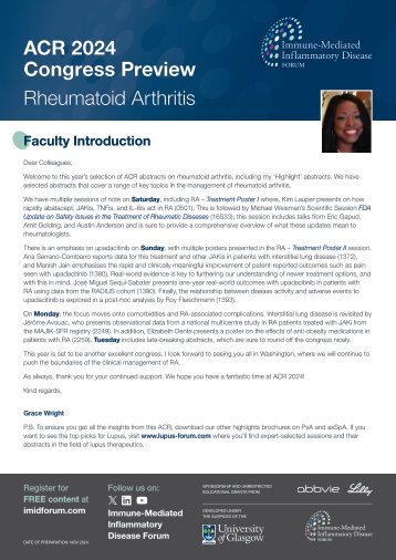 IMID ACR 2024 RA Highlights