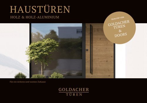 HAUSTÜREN – HOLZ & HOLZ-ALUMINIUM