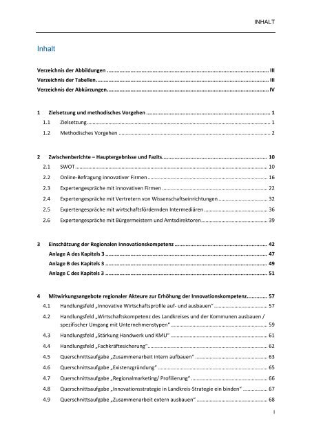 Analyse und strategische Handlungsansätze - Landkreis Potsdam ...