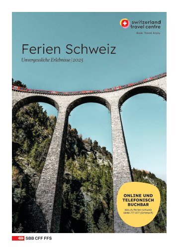 STC SBB Reisekatalog Deutsch 2025