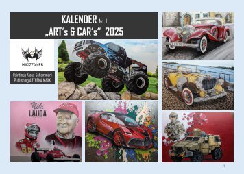 Art's & Car's Kalender  MIKIZZANER 2025 