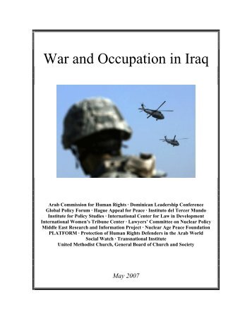 War and Occupation in Iraq - Weed