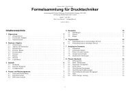 Formelsammlung für Drucktechniker - bavariansocialclub