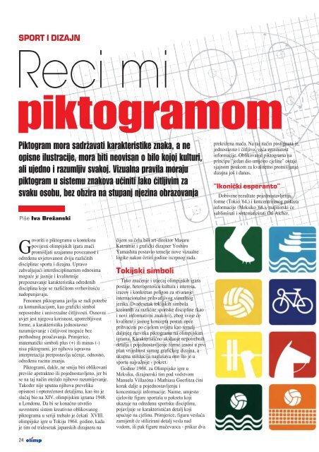 magazin hrvatskog olimpijskog odbora - Hrvatski Olimpijski Odbor