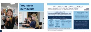 GSCE Courses 2025-26