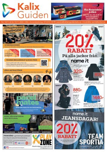 KalixGuiden vecka 46, 2024