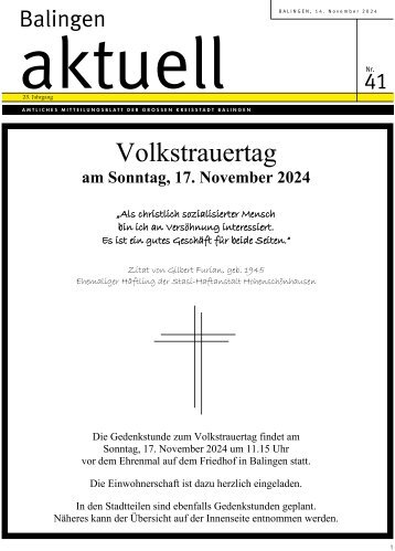 Balingen aktuell Nr. 41
