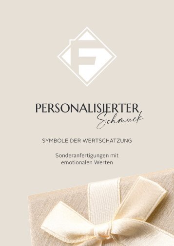 Personalisierter Schmuck Folder