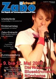 9. bis 12. Mai 2008 Die Rock - Zabo Aktuell