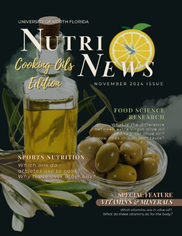 NutriNews November 2024: Cooking Oils