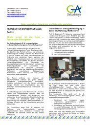 Newsletter Sonderausgabe 04 - Gartenakademie Baden-Württemberg
