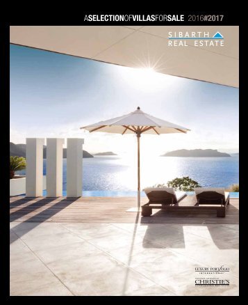 Sibarth Real Estate Saint Barths - Sales Brochure 2016-2017