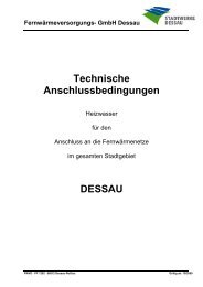 TAB-Heizwasser Dessau 2009 - Dessauer Versorgungs