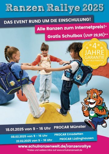 Ranzen Rallye Katalog 2025