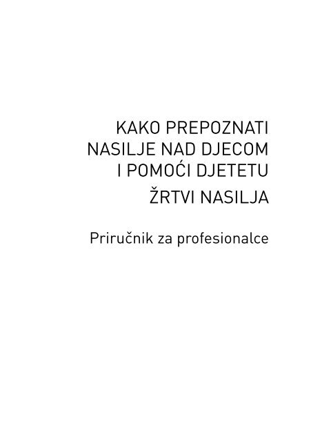 Upoznavanje mentalnog zlostavljanja