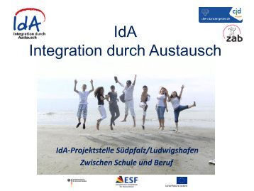 Vermittlungsstrategien in der Beruflichen Bildung - IdA-Projektstelle ...