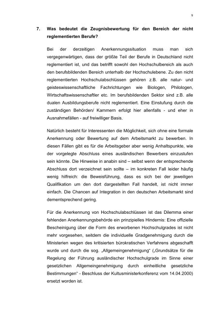 Vielen Dank für Ihre Aufmerksamkeit - Bundesarbeitsgemeinschaft ...