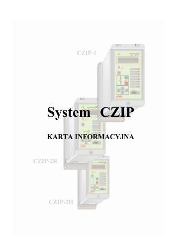 ogólna charakterystyka systemu czip - Instytut Elektroenergetyki