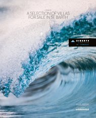 Sibarth Real Estate Saint Barths - Sales Brochure 2015-2016