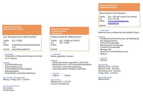 Beratung und Hilfe Angebote Migrantinnen ... - Gesundheit.nrw