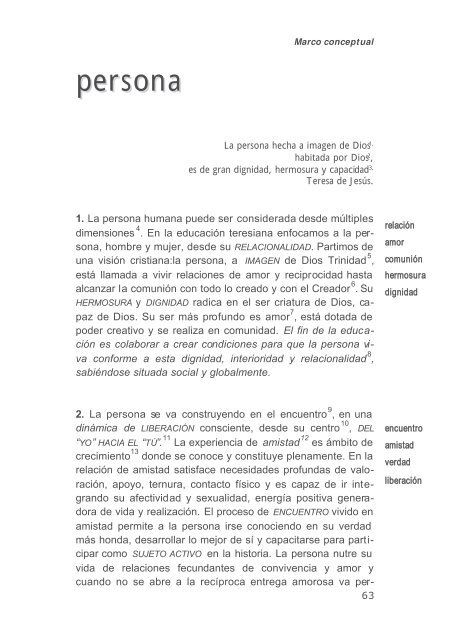 PERSONA Y EDUCACIÓN PET