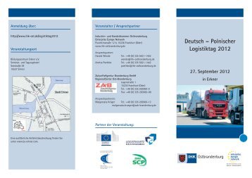 Deutsch – Polnischer Logistiktag 2012