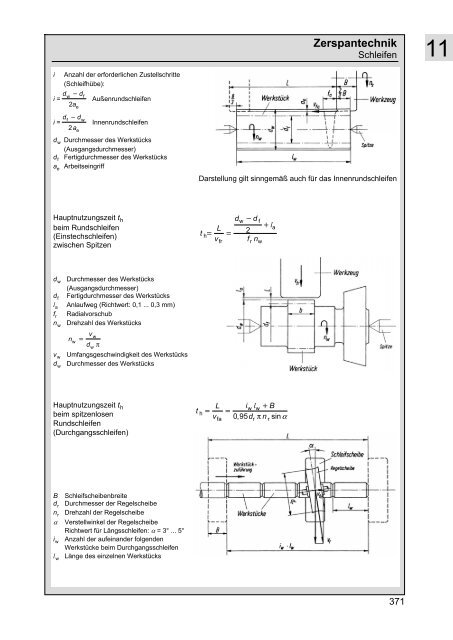 11 Zerspantechnik Schleif - 