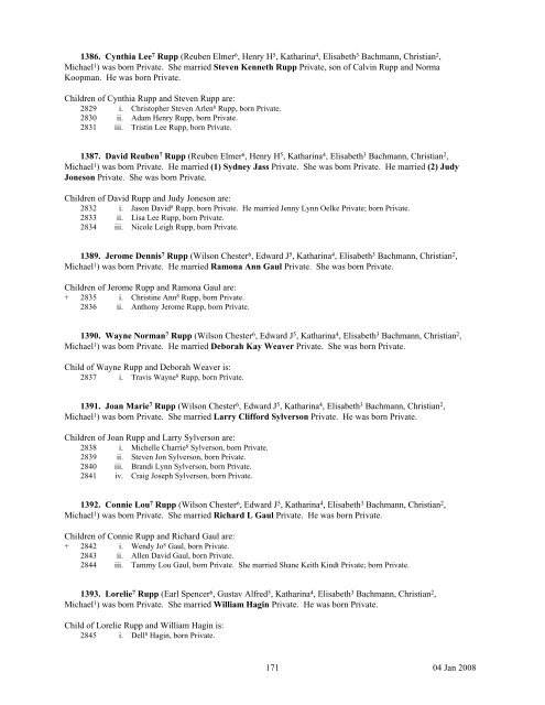 Family Tree Maker - Galizien German Descendants