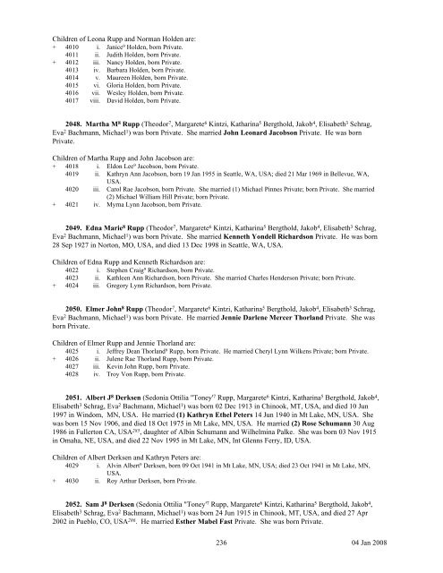 Family Tree Maker - Galizien German Descendants