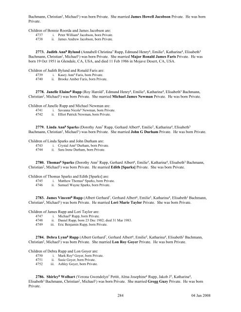 Family Tree Maker - Galizien German Descendants