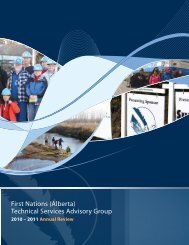 information - First Nations (Alberta) Technical Services Advisory Group