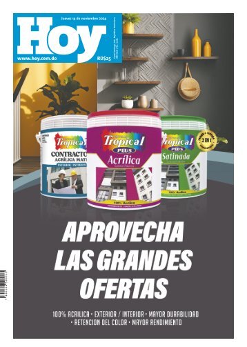 Edición impresa, jueves 14 de noviembre de 2024