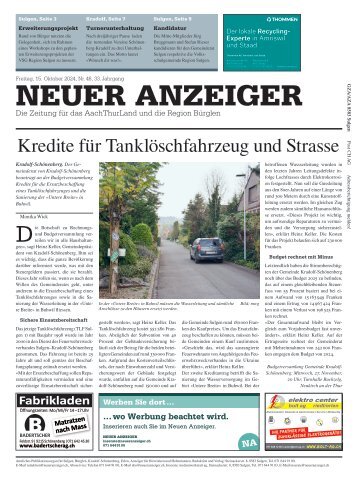 Neuer Anzeiger 15. November 2024