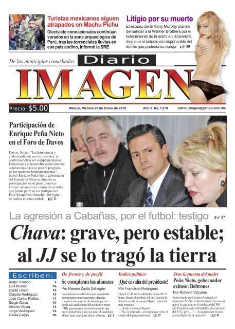 Chava : grave, pero estable - Diario Imagen On Line