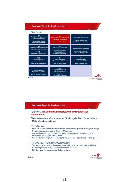 Netzwerk Psychische Gesundheit - 8. Hamburger Symposium für ...