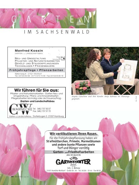 Das Magazin für den Sachsenwald aktuell - Kurt Viebranz Verlag