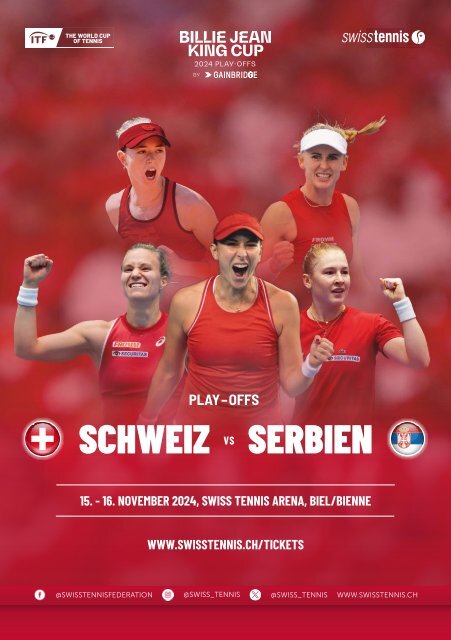 Billie Jean King Cup 2024 - Schweiz vs Serbien