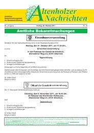 Altenholzer Nachrichten, Freitag, 28. Oktober 2011 - bei der ...