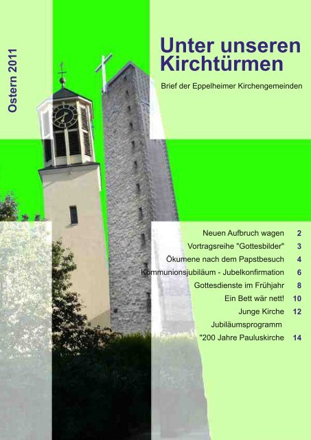 Osterbrief 2012 - Evangelische Kirchengemeinde Eppelheim