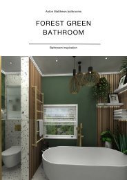 Green bathroom - Aston Matthews Case Study