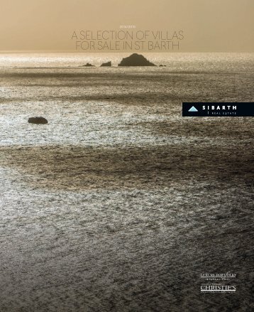 Sibarth Real Estate Saint Barths - Sales Brochure 2014-2015
