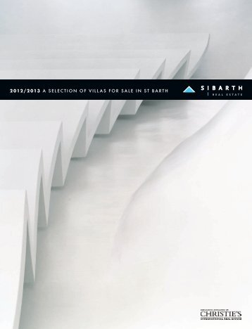 Sibarth Real Estate Saint Barths - Sales Brochure 2012-2013