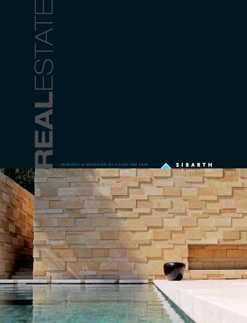 Sibarth Real Estate Saint Barths - Sales Brochure 2010-2011