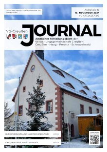 Creussen Journal - Ausgabe 15.11.2024