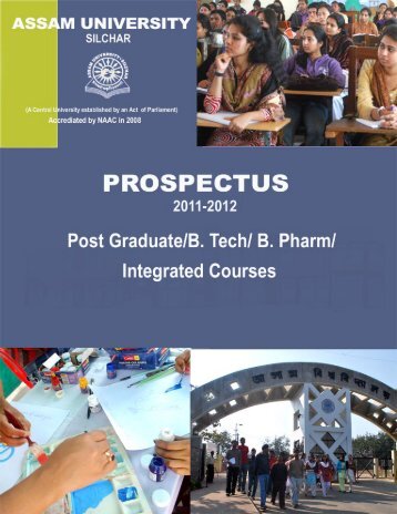 PG UG Prospectus 2011-2012 for PDF.p65 - Assam University
