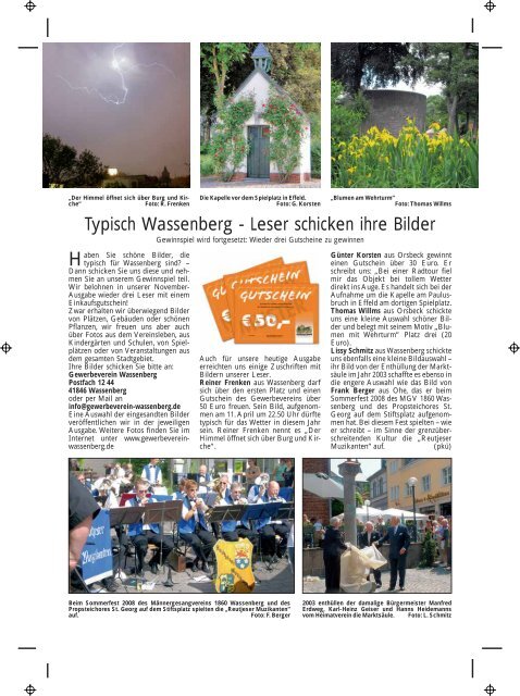 Typisch Wassenberg - Leser schicken ihre Bilder - Gewerbeverein ...