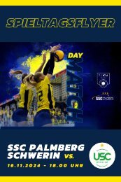 Spieltagsflyer - Münster _ SSC PALMBERG Schwerin