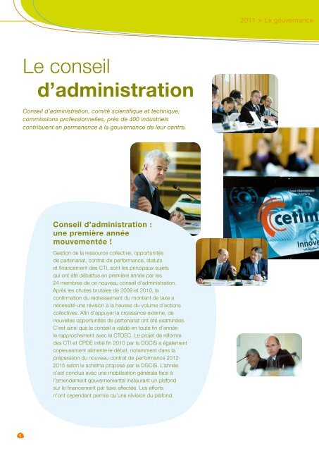 Rapport d'activité 2011 - Cetim