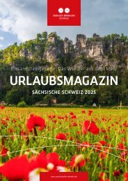 Urlaubsmagazin Sächsische Schweiz 2025