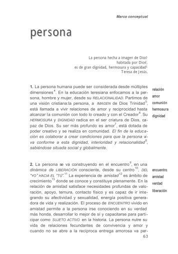 PERSONA Y EDUCACIÓN PET